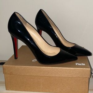 PIGALLE 100mm PATENT CALF LEATHER PUMPS